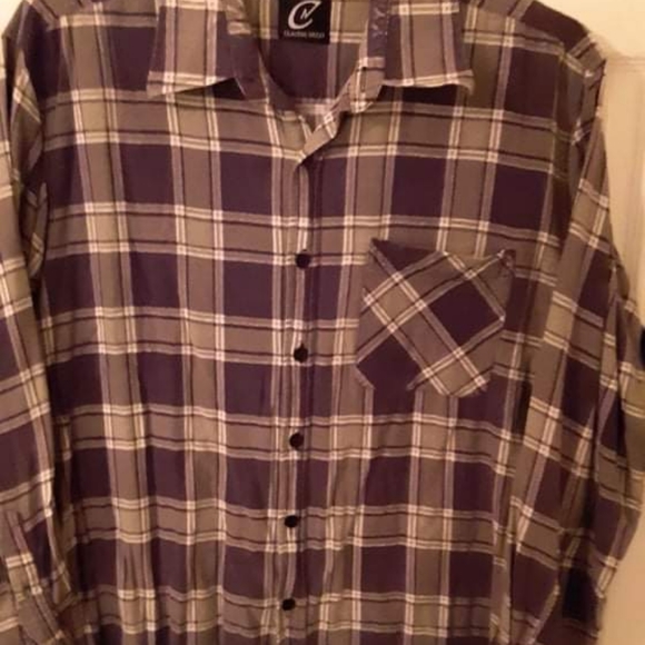 Soft flannel shirt size large from Claudio Nucci - Picture 2 of 6